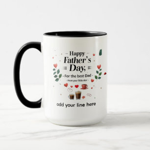 Vaderdag cadeau voor de beste vader - Hart Mok