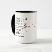 Vaderdag cadeau voor de beste vader - Hart Mok (Voorkant links)