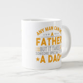 Vaderdag cadeau voor een grootvader als een vader grote koffiekop (Voorkant rechts)