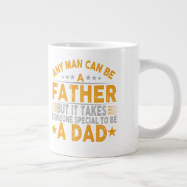 Vaderdag cadeau voor een grootvader als een vader grote koffiekop