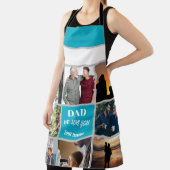 Vaderdag cadeau voor papa | Aangepaste foto & naam Schort (Insitu)