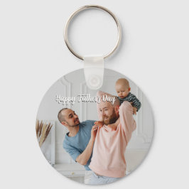 Vaderdag cadeau voor papa | Aangepaste foto & naam Sleutelhanger