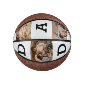 Vaderdag cadeau voor papa - Fotocollage | Basketbal (Voorkant)