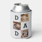 Vaderdag cadeau voor papa - Fotocollage | Blikjeskoeler (Blikje Voorkant)