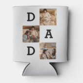 Vaderdag cadeau voor papa - Fotocollage | Blikjeskoeler (Voorkant)