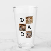 Vaderdag cadeau voor papa - Fotocollage | Glas (Voorkant)