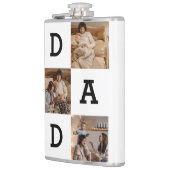 Vaderdag cadeau voor papa - Fotocollage | Heupfles (Links)