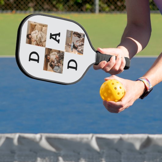 Vaderdag cadeau voor papa - Fotocollage | Pickleball Paddle (Insitu)