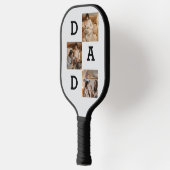 Vaderdag cadeau voor papa - Fotocollage | Pickleball Paddle (Links)