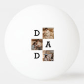 Vaderdag cadeau voor papa - Fotocollage | Pingpongbal (Voorkant)