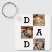 Vaderdag cadeau voor papa - Fotocollage | Sleutelhanger (Voorkant)