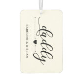 Vaderdag cadeau voor papa grootvader liefde luchtverfrisser (Achterkant)