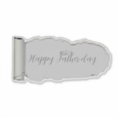 Vaderdag cadeau voor papa sticker (Voorkant)