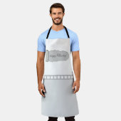 Vaderdag cadeau voor pappa schort (Gedragen)