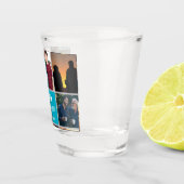 Vaderdag cadeau voor vader | Aangepaste foto & naa Shot Glas (Rechts)