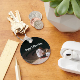 Vaderdag cadeau voor vader | Aangepaste foto & naa Sleutelhanger
