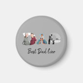 Vaderdag cadeau voor vader \ Beste vader ooit Magneet (Voorkant)