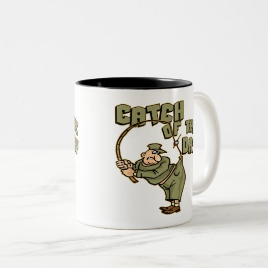 Vaderdag-cadeauideeën Tweekleurige Koffiemok (Voorkant rechts)