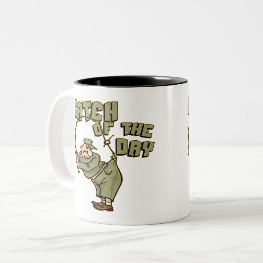 Vaderdag-cadeauideeën Tweekleurige Koffiemok (Voorkant links)