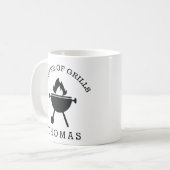 vaderdag Cadeaumeester Grills toevoegen Aangepaste Koffiemok (Voorkant links)