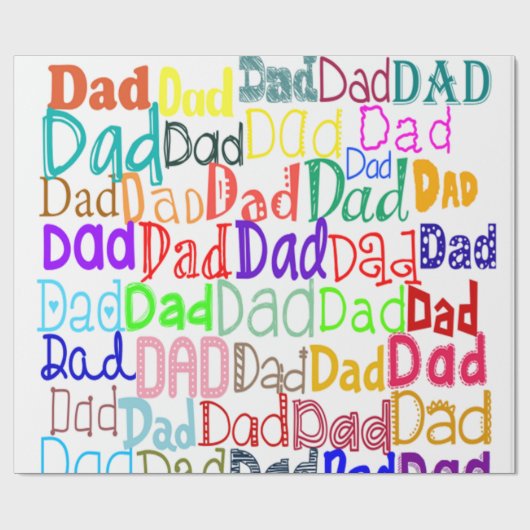 vaderdag cadeaupapier (Vlak)