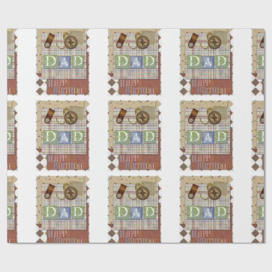 Vaderdag Cadeaupapier (Vlak)