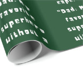 Vaderdag Cadeaus / Beste Pap Ooit 2024 Cadeaupapier (Rol Hoek)