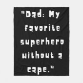 Vaderdag Cadeaus / Beste Pap Ooit 2024 Fleece Deken (Voorkant)