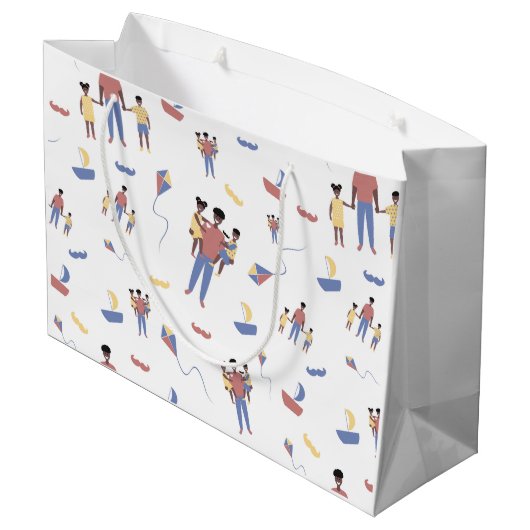 Vaderdag Cadeaus Groot Cadeauzakje (Achterkant Gekanteld)