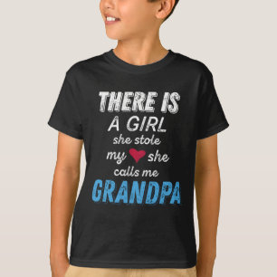 Vaderdag cadeaus voor opa van kleindochter t-shirt