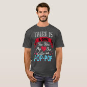 Vaderdag Cadeaus voor Pop-pop van Dochter Nieuw T-shirt (Voorkant volledig)