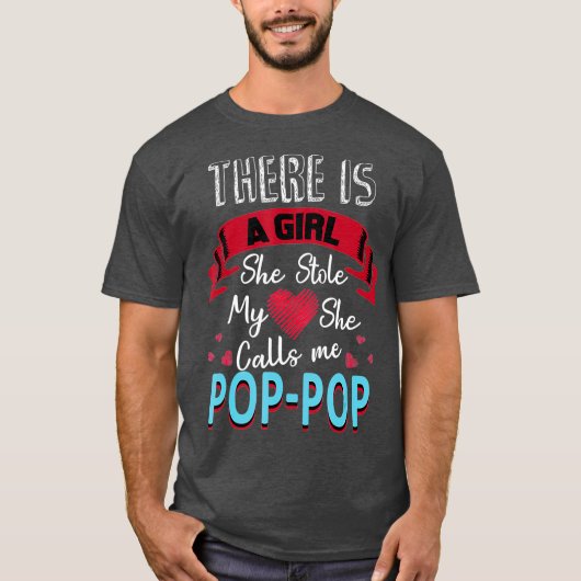 Vaderdag Cadeaus voor Pop-pop van Dochter Nieuw T-shirt (Voorkant)