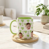 Vaderdag Cadeaus Voor Vader Groen Hart Mok