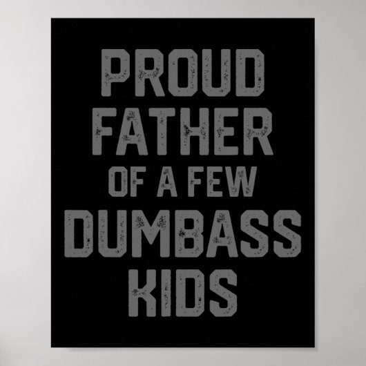 Vaderdag Cadeaus voor vader van Kinder Poster (Voorkant)