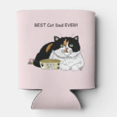 Vaderdag Calico Cat Blikjeskoeler (Achterkant)