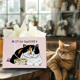 Vaderdag Calico Cat Groot Cadeauzakje