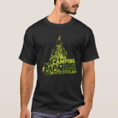 Vaderdag Camping Dad Cute Family Vacking T-shirt (Voorkant)