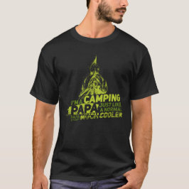 Vaderdag Camping Dad Cute Family Vacking T-shirt