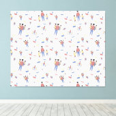 Vaderdag Canvas afdrukken (Insitu (Houten vloer))