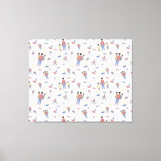 Vaderdag Canvas afdrukken (Voorkant)