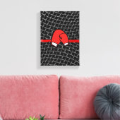 Vaderdag Canvas met gerasterd Canvas (Insitu (Woonkamer))
