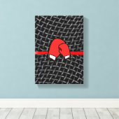 Vaderdag Canvas met gerasterd Canvas (Insitu (Houten vloer))