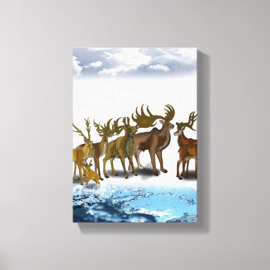 Vaderdag Canvas met gerasterd Canvas (Voorkant)