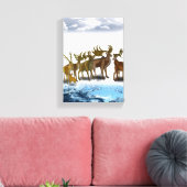 Vaderdag Canvas met gerasterd Canvas (Insitu (Woonkamer))