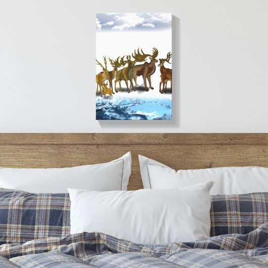 Vaderdag Canvas met gerasterd Canvas (Insitu (Slaapkamer))