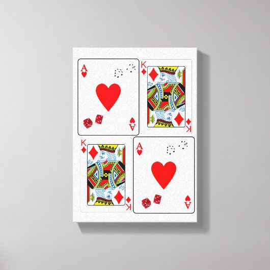 Vaderdag Canvas met gerasterd Canvas (Voorkant)