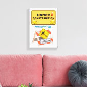 Vaderdag Canvas met gerasterd Canvas (Insitu (Woonkamer))