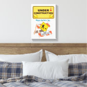 Vaderdag Canvas met gerasterd Canvas (Insitu (Slaapkamer))