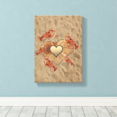 Vaderdag Canvas met gerasterd Canvas (Insitu (Houten vloer))