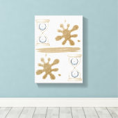 Vaderdag Canvas met gerasterd Canvas (Insitu (Houten vloer))